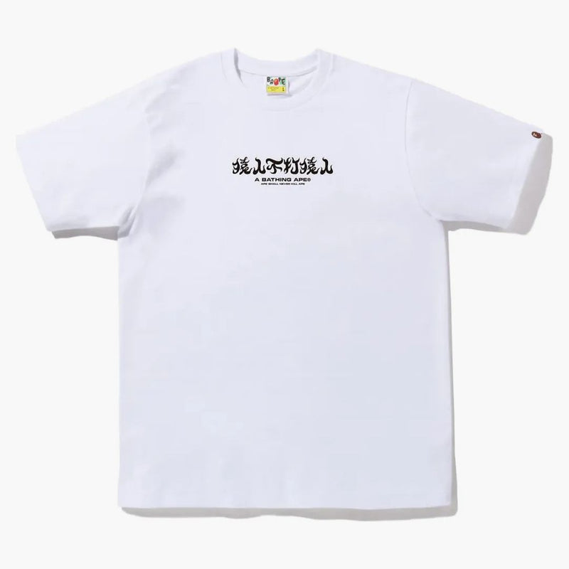 Čaj BAPE ABC CAMO KANJI (SS22) Bílá modrá