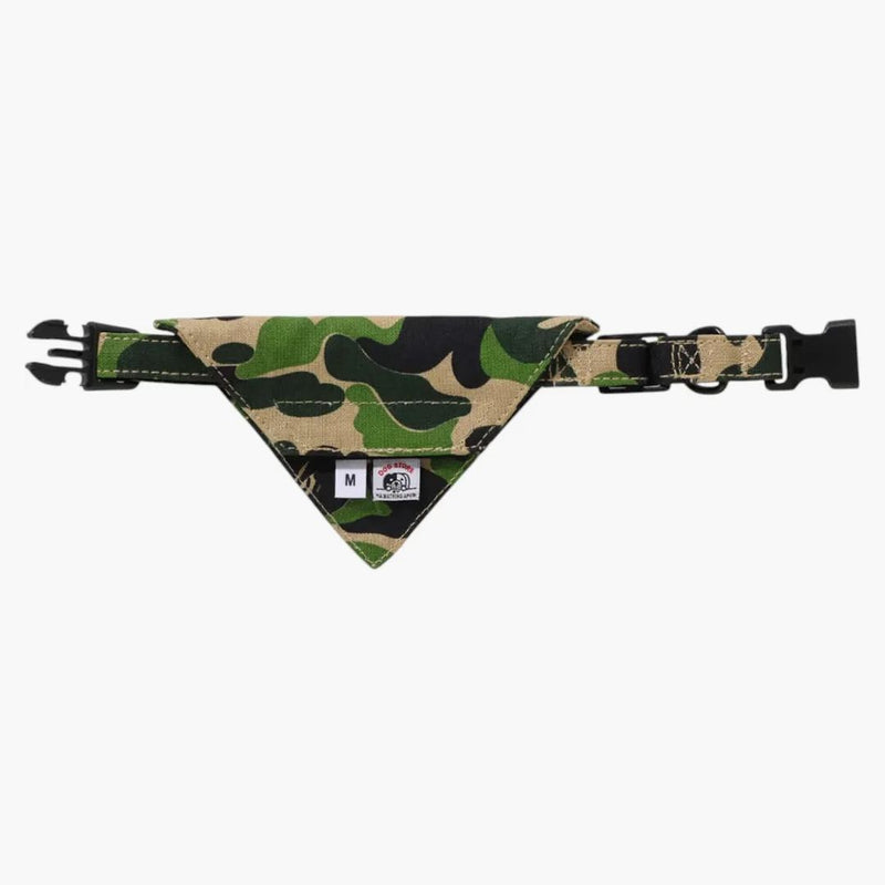 BAPE ABC CAMO Medium Dog Bandana Green