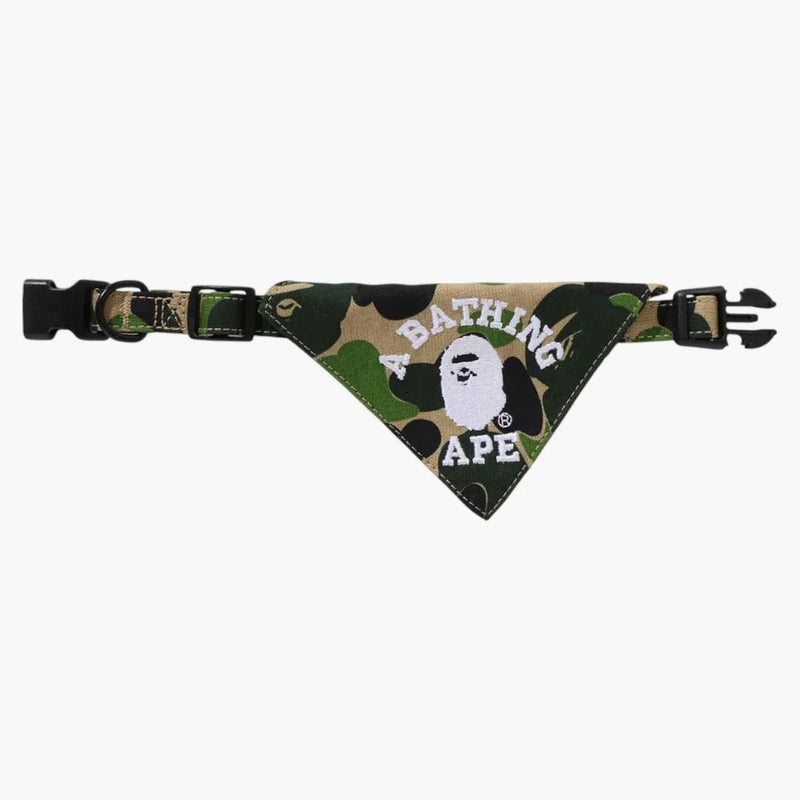 BAPE ABC CAMO Medium Dog Bandana Green