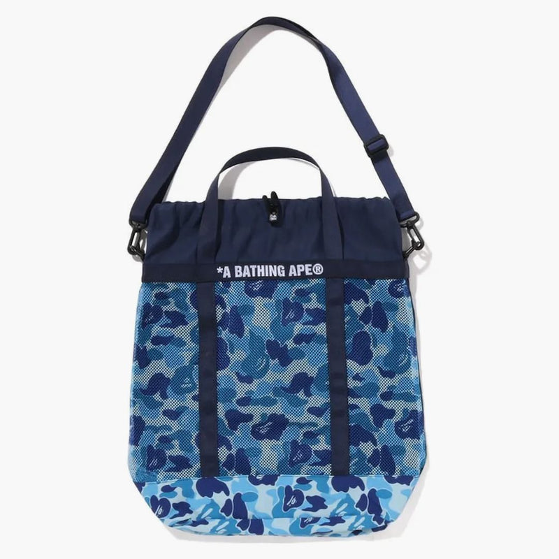 Bape ABC Camo Mesh Dead Bag Blue