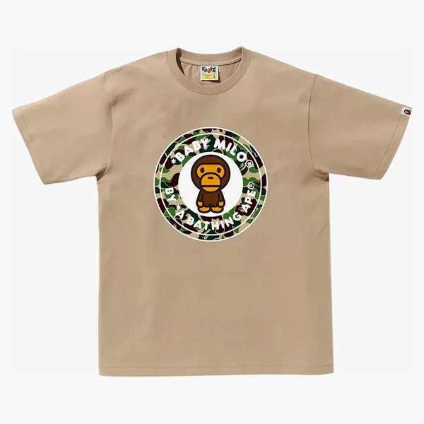 BAPE ABC CAMO MILO BUYIN WORKS TEA BEIGE/GREEN