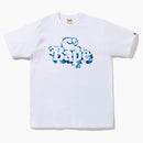 BAPE ABC CAMO MILO EN BAPE TEE WHITE AZUL