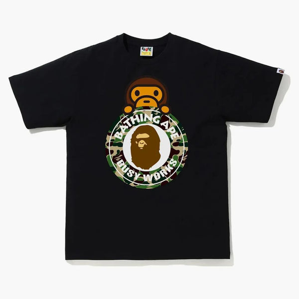 Bape Abc Camo Milo on Busy Works Tea Black/Green
