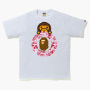 Bape Abc Camo Milo on Busy Works Tea White/Pink