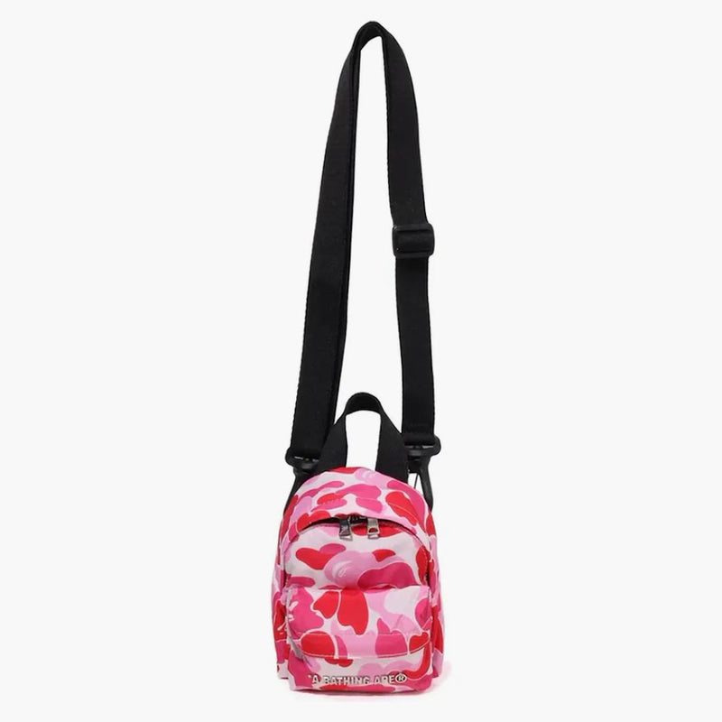 BAPE ABC CAMO MINI RAME BAG PINK