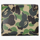 Bape Abc Camo Mini Wallet Green