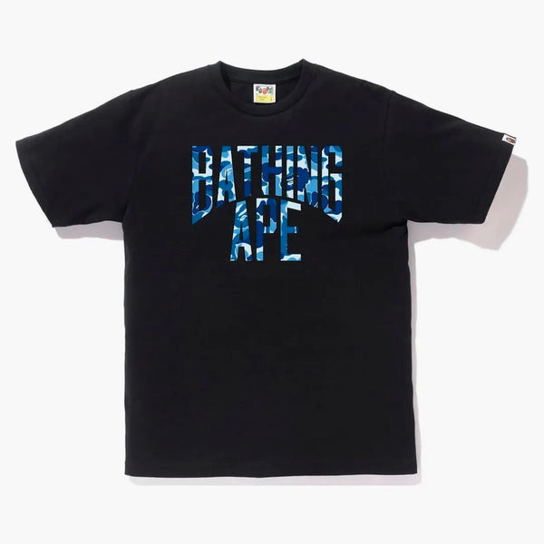 BAPE ABC CAMO NYC LOGO TEA NERO BLU