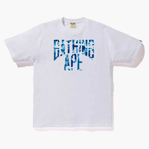 BAPE ABC CAMA NYC LOGO TEE BIHE BLU