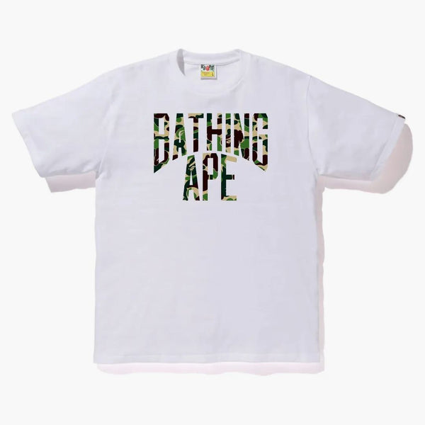 BAPE ABC CAMO NYC LOGO TEE BIANCO