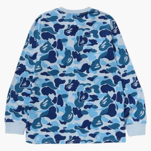 BAPE ABC CAMO NYC ONE BOD L/S TEA Blue