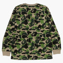 Bape Abc Camo NYC One Point L/S Tea Green