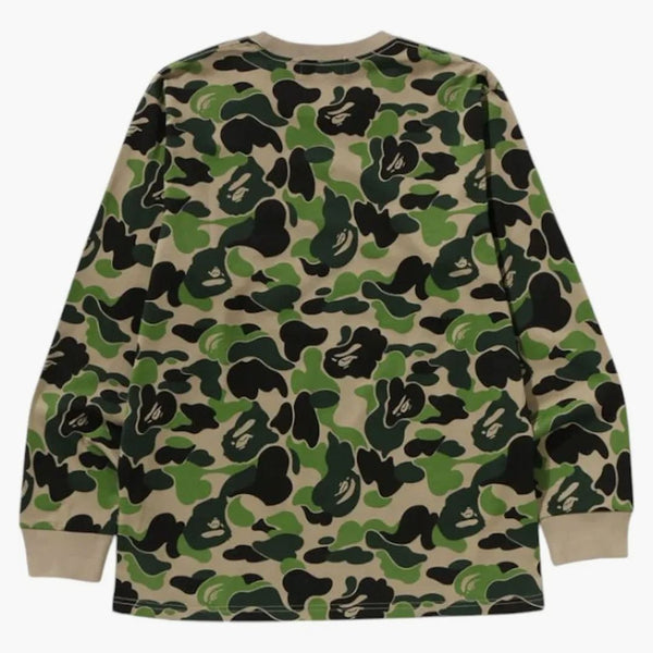 BAPE ABC CAMO NYC ONE BOD L/S TEA Green