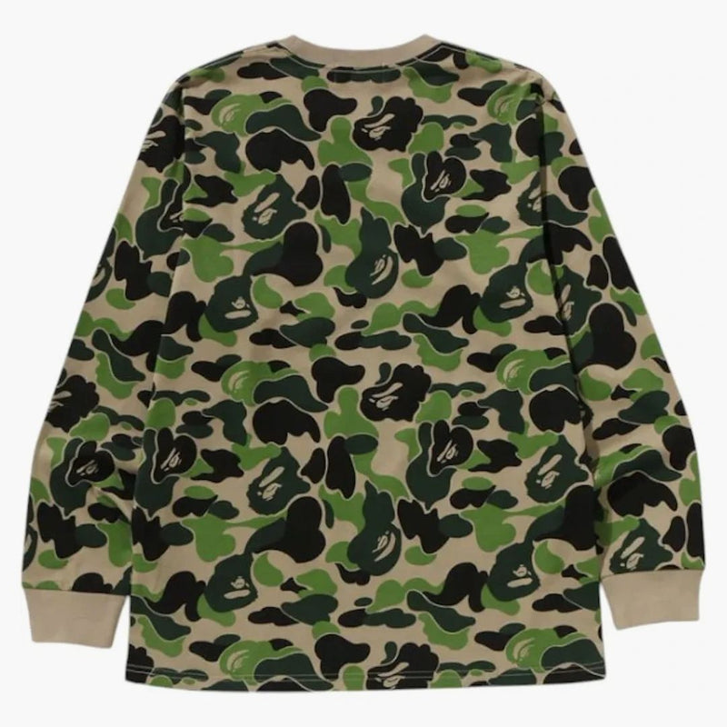 BAPE ABC CAMO NYC ONE BOD L/S TEA Green
