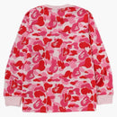 Bape Abc Camo NYC One Point L/S Tea Pink