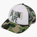 Bape ABC Camo NYC Logo Mesh Cap Green