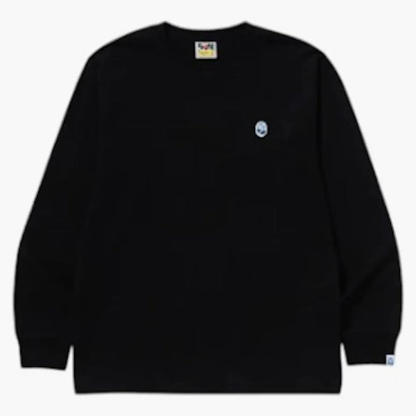 BAPE ABC CAMO ONE BOD L/S TEA BLACK/BLUE