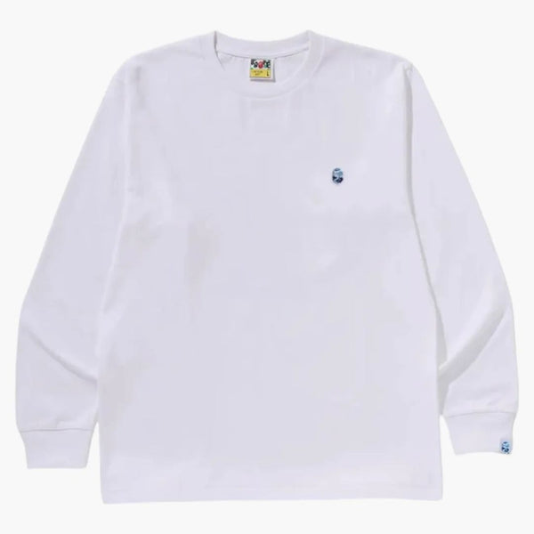 BAPE ABC CAMO ONE BOD L/S TEA Bílá/modrá