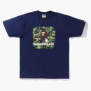Bape Abc Camo Online Exclusive Tee Navy
