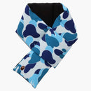 Bape Abc Camo Pocket Fleece Scarf Blue