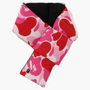 Bape Abc Camo Pocket Fleece Scarf Pink