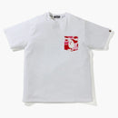 Bape Abc Camo Pocket Tee White/Pink