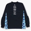 Bape Abc Camo sweater L/s jersey navy blue