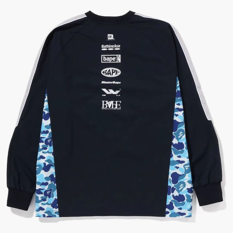 Bape Abc Camo sweater L/s jersey navy blue