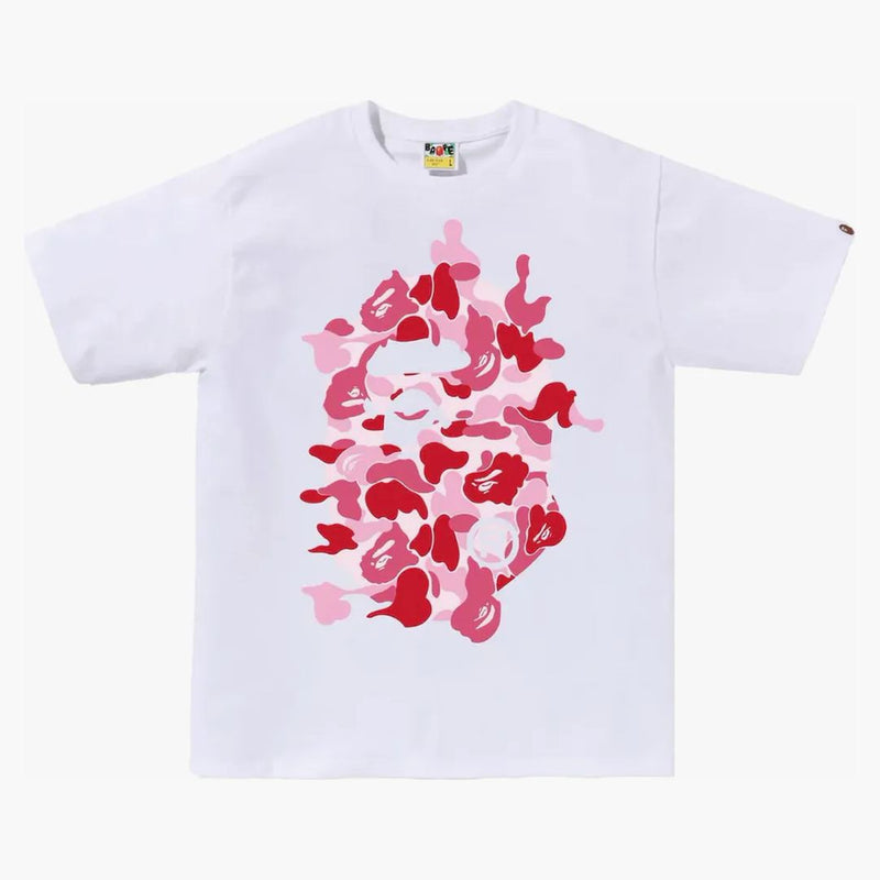 BAPE ABC CAMO přestavět Big Ape Head Tea White/Pink