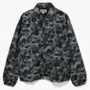Bape Abc Camo Relaxed Coach Jacket Black