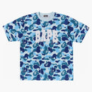 BAPE ABC CAMO RELAMENED FIT LOGO LOGE TEA Blue