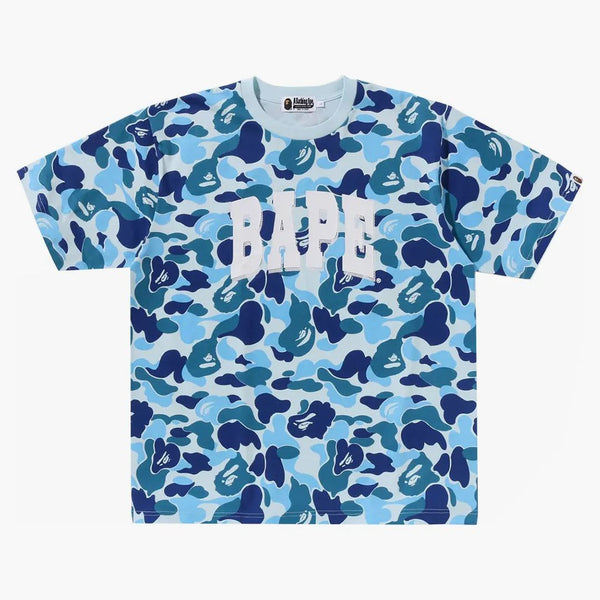 BAPE ABC CAMO RELAMENED FIT LOGO LOGE TEA Blue
