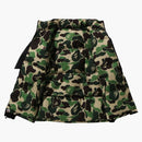 Bape Abc Camo Reversible Down Jacket Green