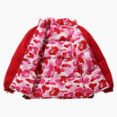 Bape Abc Camo Reversible Down Jacket Pink
