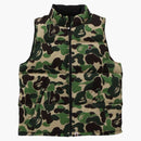 Bape Abc Camo Reversible Down Vest Green