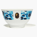 BAPE ABC Camo Rice Bowl blu