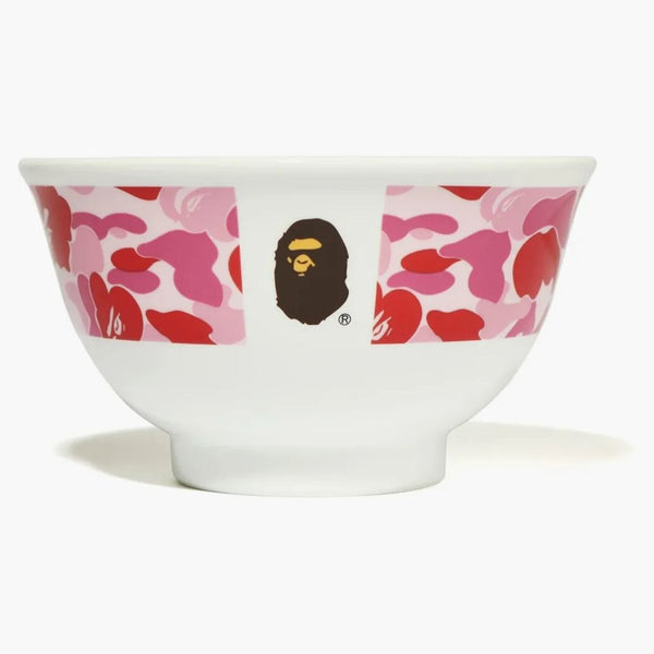 BAPE ABC CAMO RICE BOWL PINK