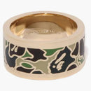 Bape Abc Camo Ring Gold