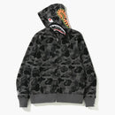 Bape Abc Camo Shark Full Zip Hoodie Black