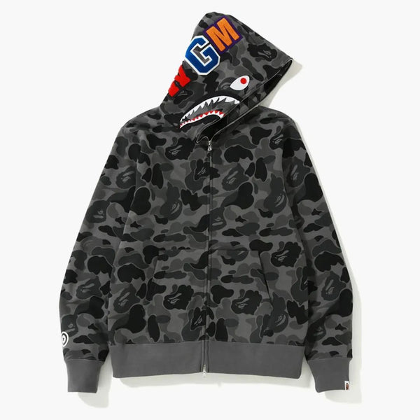 BAPE ABC CAMO THARK Full Zip Soodie Black