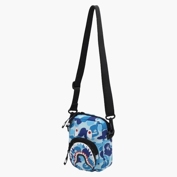 BAPE ABC CAMO MINI BAG BLUE