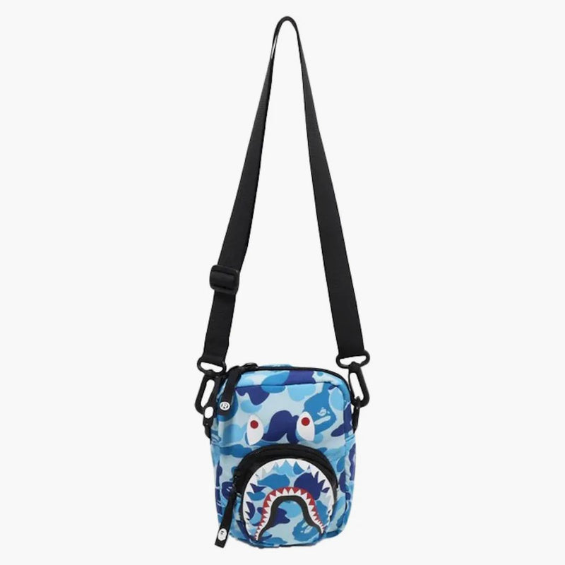 BAPE ABC CAMO MINI BAG BLUE