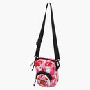 Bape Abc Camo Shark Mini Bag Pink