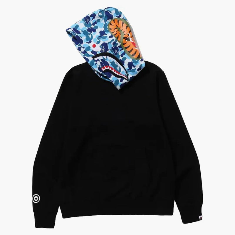 BAPE ABC CAMO SHARK SHARK Pullover Hoodie Black