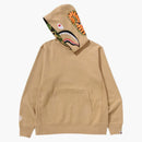 Bape Abc Camo Shark Pullover Hoodie (SS25) Beige