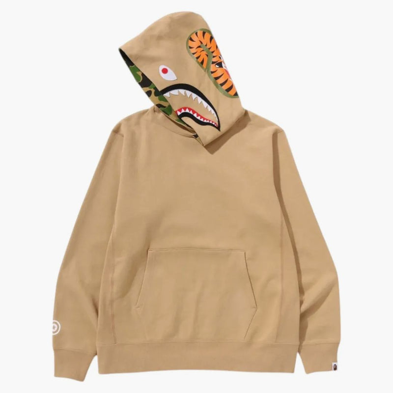 Bapel ABC Camo Shark Shark Pullover Hoodie (SS25) BEIGE