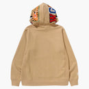 Bape Abc Camo Shark Pullover Hoodie (SS25) Beige