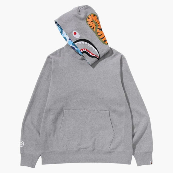 BAPE ABC CAMO SHARK SHARK PULLOR SUPLORE COCKEDIE (SS25) Šedá