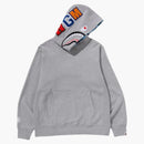 Bape Abc Camo Shark Pullover Hoodie (SS25) Gray