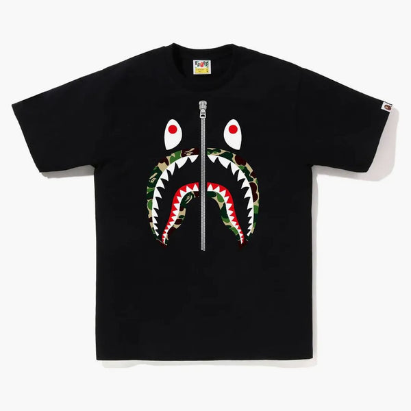 Bape Abc Camo Shark Silver Zip Tea Black/Green