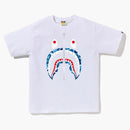 Bape Abc Camo Shark Silver Zip Tea White/Blue